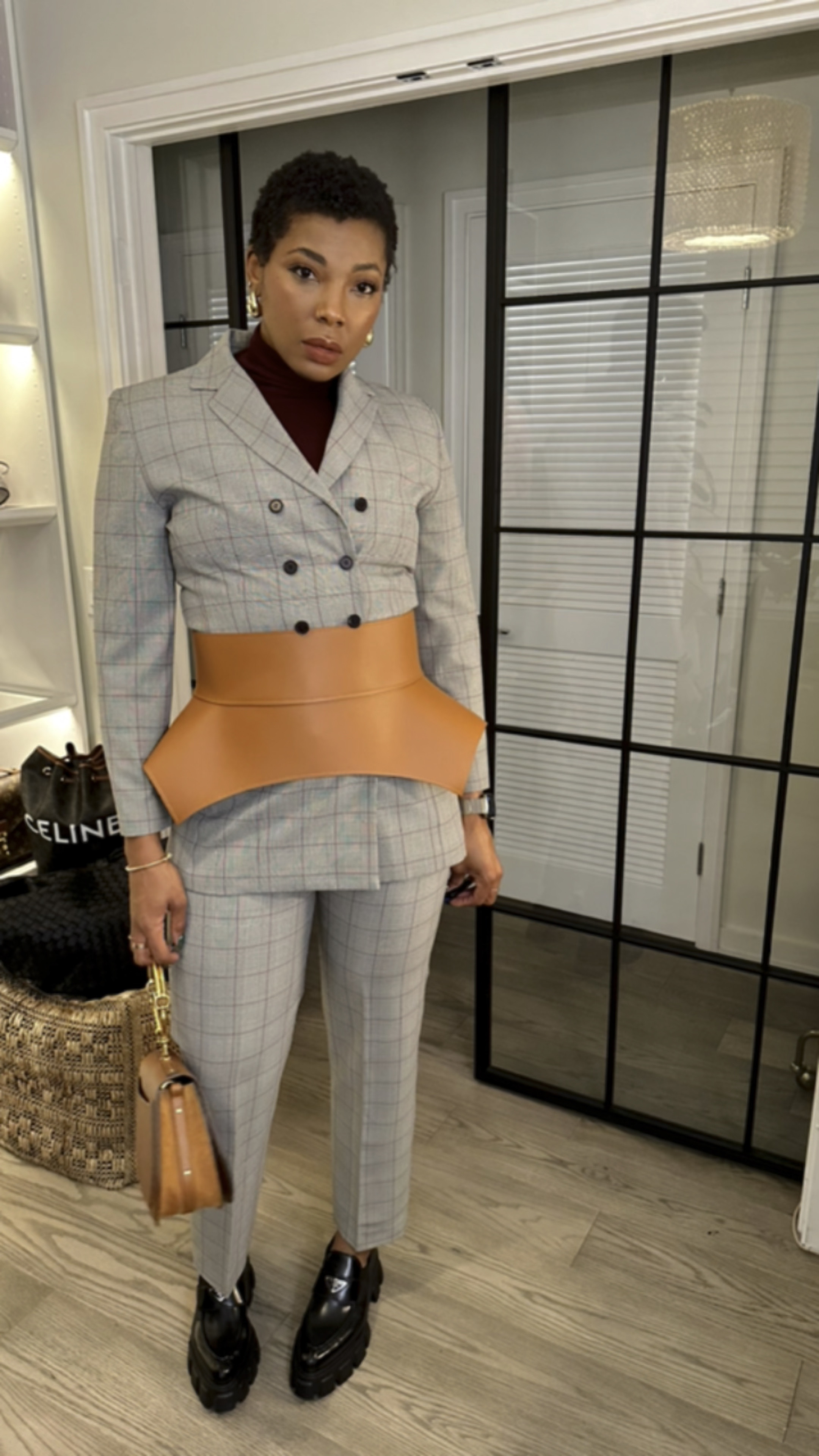 Loewe Obi leather corset belt curated on LTK