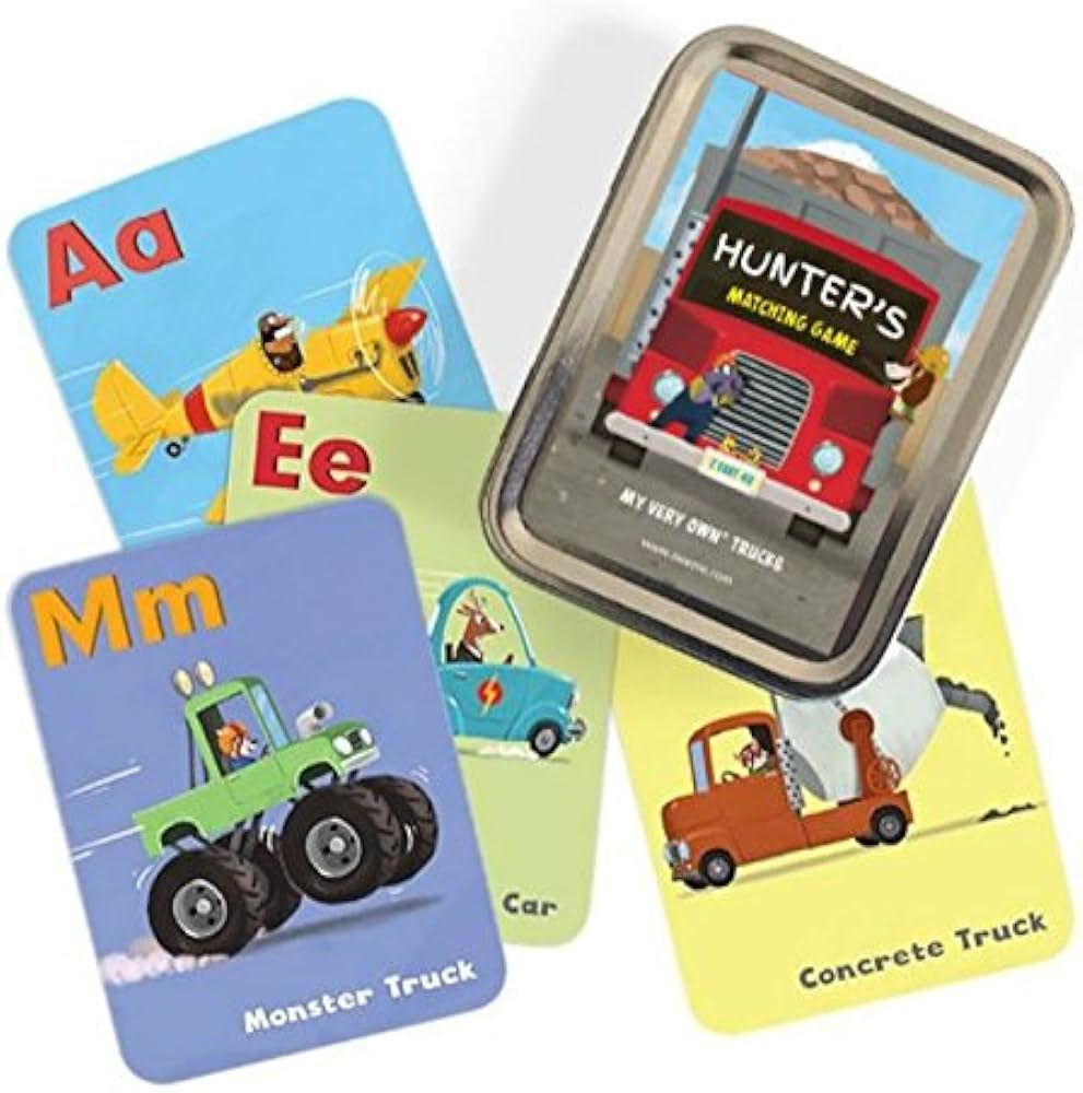 I See Me! My Very Own Trucks 3-in-1 Personalized Matching Game | Amazon (US)