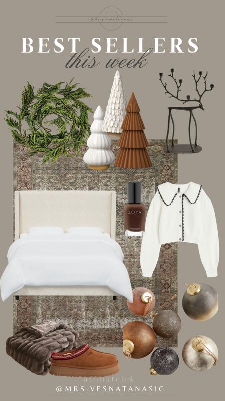 Best Sellers this week! Our bed is a top seller weekly! Loving all of these too! 

You can use my code VESNATANASIC15 for 15% off orders of $75+ at Afloral!! That includes my favorite Norfolk Pine garland, wreath and stems! 

Best sellers, top sellers, Joss and Main, Wayfair, Wayfair finds, H&M, Target, Norfolk garland, Pottery Barn, candle holder, Target home, Amazon, Wayfair home, Wayfair finds, rugs, Loloi rugs, ornaments, Crate & Barrel, Zoya, Christmas, Holiday, Holiday decor, Christmas tree, Christmas home, 

#LTKhome #LTKGiftGuide #LTKCyberWeek