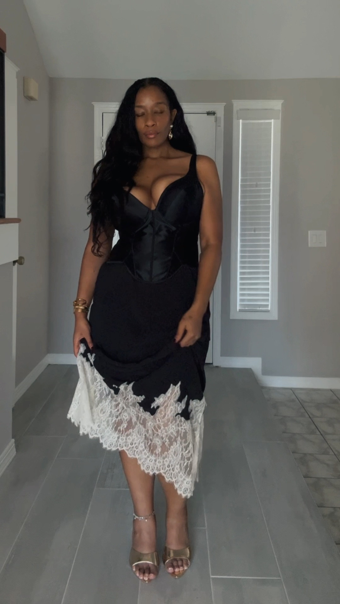 I love this corset from Victoria’s Secret I’m wearing a XL I wear a size 34 I cup. I believe the xxl can fit a smaller chested size 22. Wearing a large in the skirt I am a size 12/14.

#LTKPlusSize #LTKMidsize #LTKootd