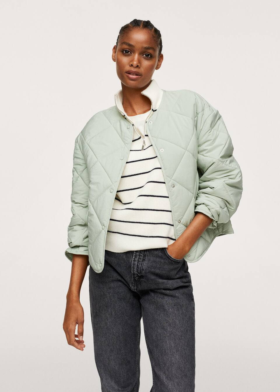 Ultralight button down jacket | MANGO (US)