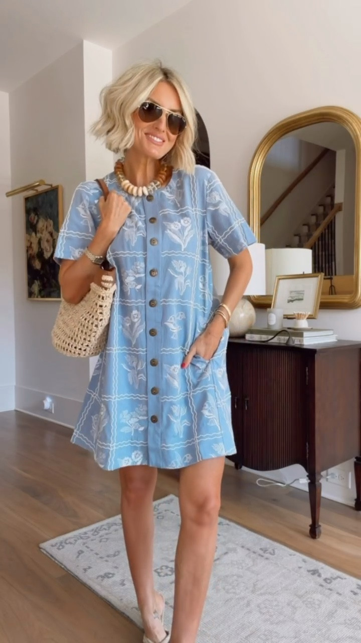 How cute is this mini dress?! Love the floral details! Such a great summer dress you can wear for work or play! Wearing XS! Use code LOVERLY20 for 20% off when you spend $100 or more at Anthro this weekend! 

Loverly Grey, Anthropologie sale, summer dress, mini dress, Anthropologie, workwear 

#LTKSeasonal #LTKSaleAlert