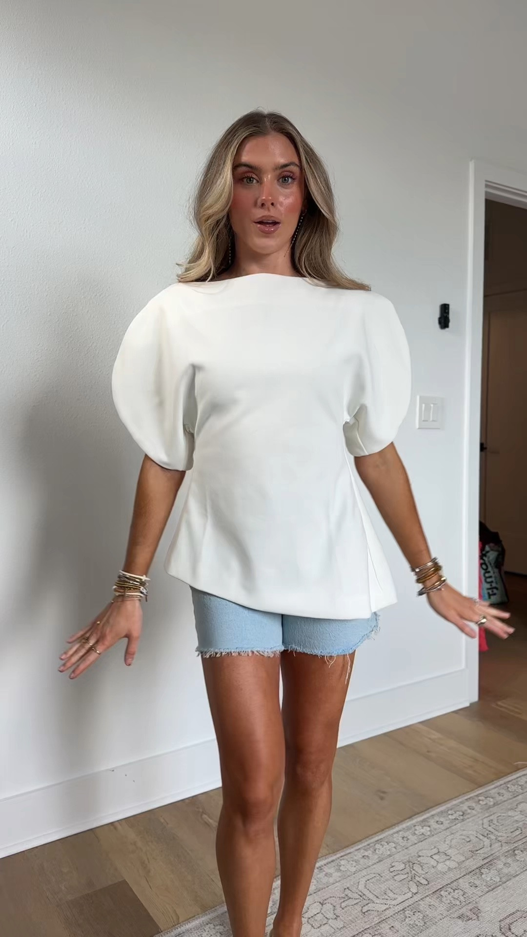 a statement white top with the puff sleeves it’s so chic while also being simple in color really love this amazon find it’s also a look for less 👏 5’4/s  in my LTK. 

#amazonfashionfinds #founditonamazon #amazonsummerfashion #amazontops #amazontryonhaul @Amazon Fashion

#LTKootd #LTKSaleAlert #LTKdayinmylife
