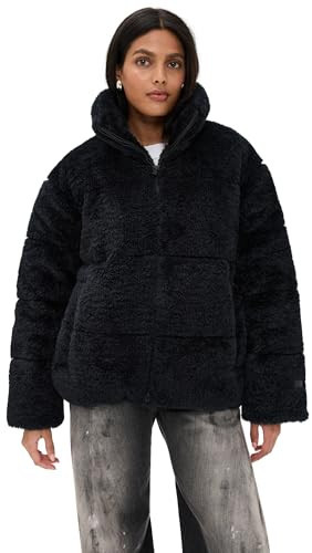 UGG Women's Emmalyn Uggfluff Puffer Jacket, Tar, M | Amazon (US)