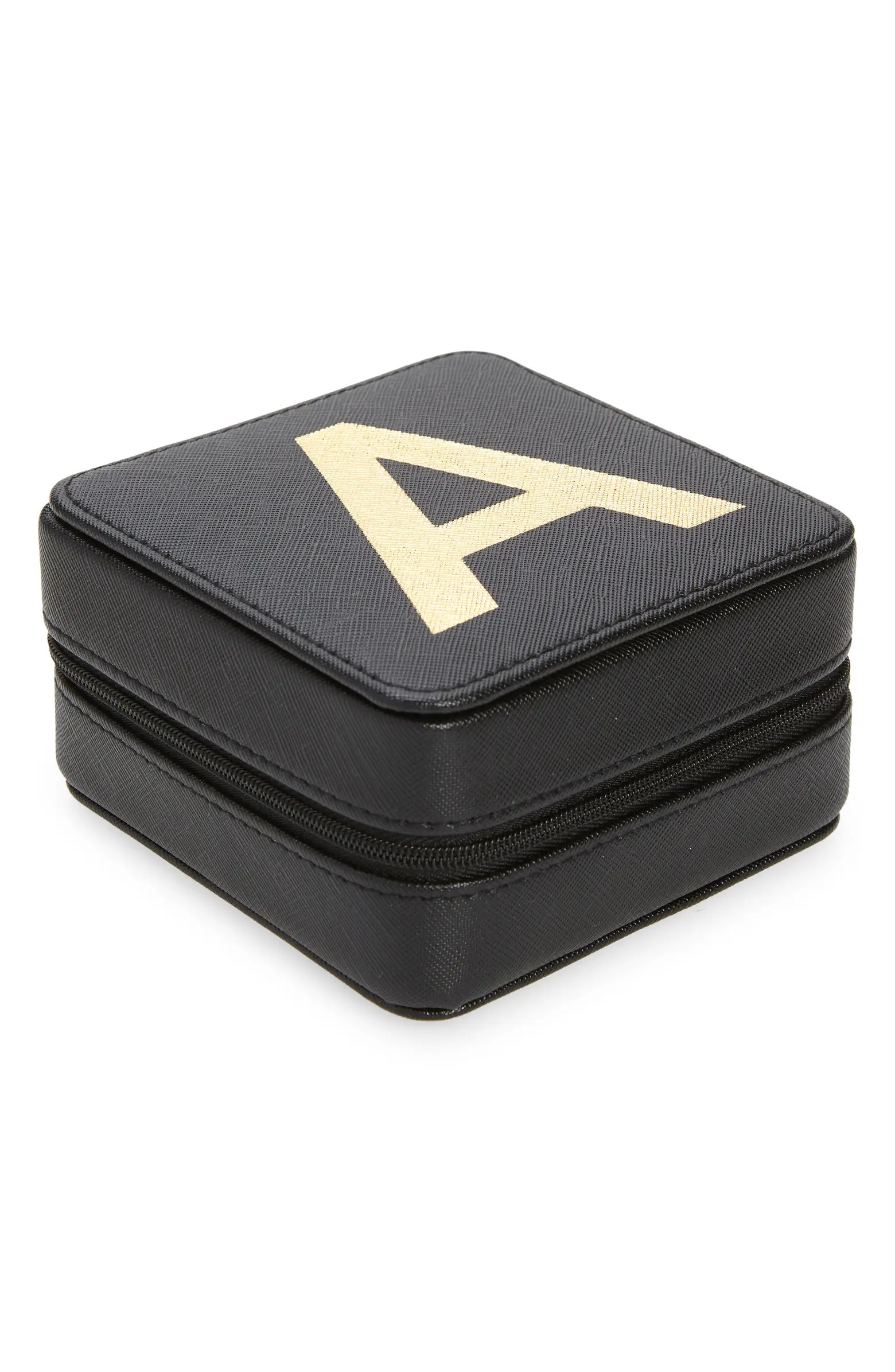 Nordstrom Initial Zip Square Jewelry Box | Nordstrom | Nordstrom