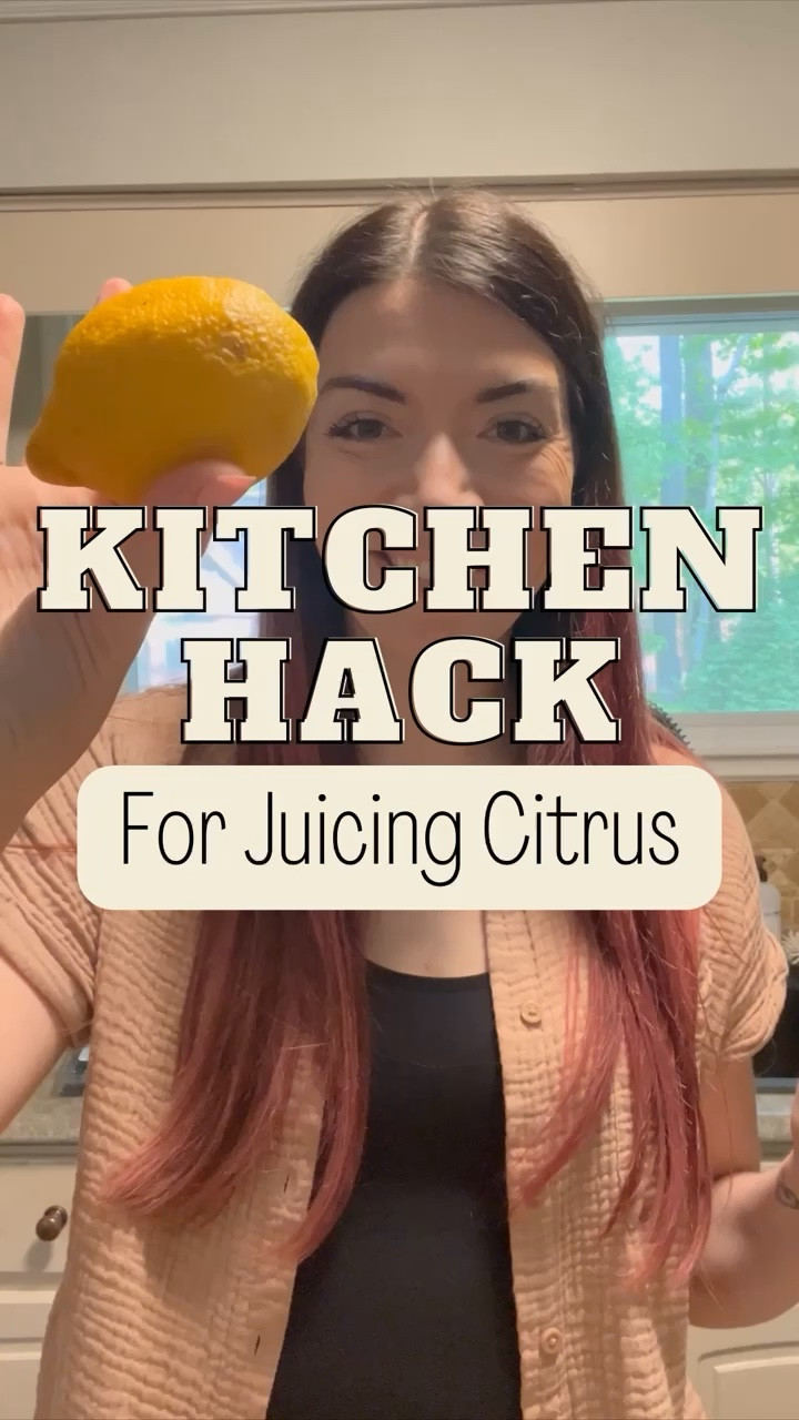 Best way to juice a lemon to make sure you get ALLLLLL of the juice 

Something else that helps - a really high quality artisan juicer like this one from Verve Culture! Grab one for yourself this summer to make fresh drinks even easier! 🍋 

#LTKVideo #LTKSeasonal #LTKGiftGuide