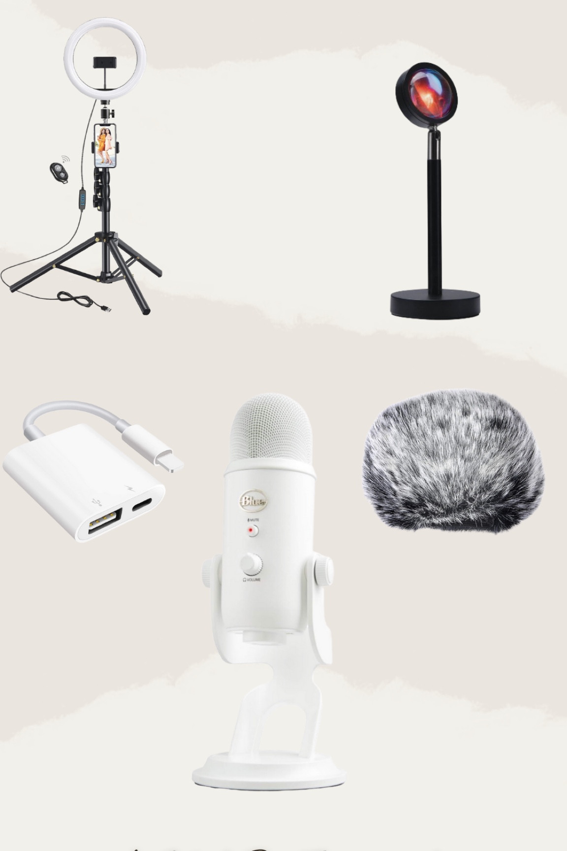 ASMR ESSENTIALS! #contentcreation #contentessentials #asmrsetup