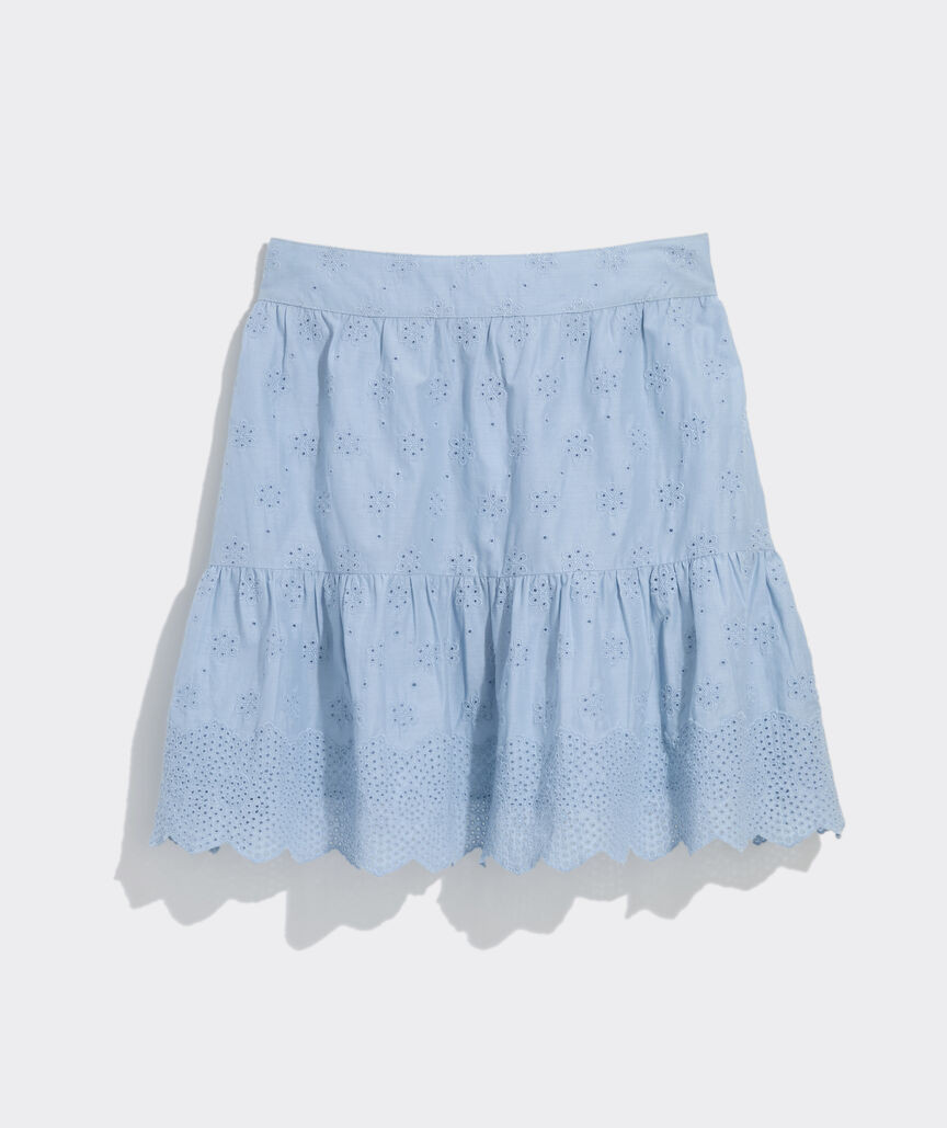 Vivian Eyelet Skirt | vineyard vines