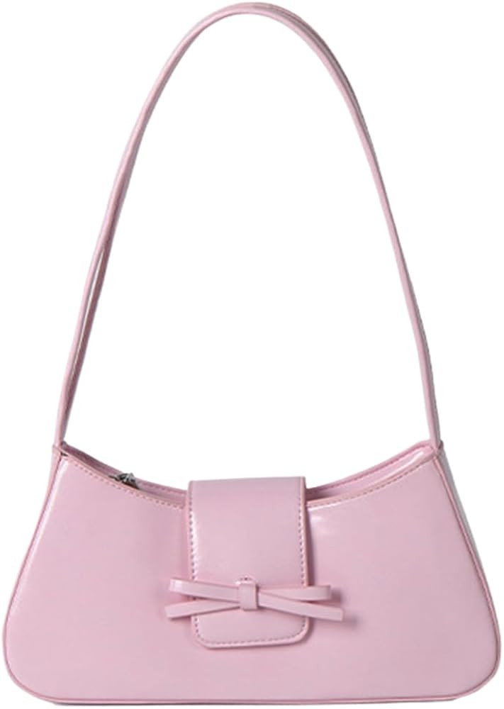 Shoulder Bags for Women Red Purse Burgundy Purse Coquette Bow Purse Trendy Red Shoulder Bag Leath... | Amazon (US)