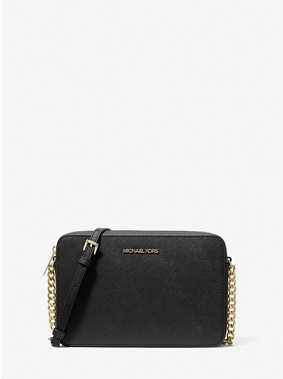 Jet Set Large Saffiano Leather Crossbody Bag | Michael Kors US