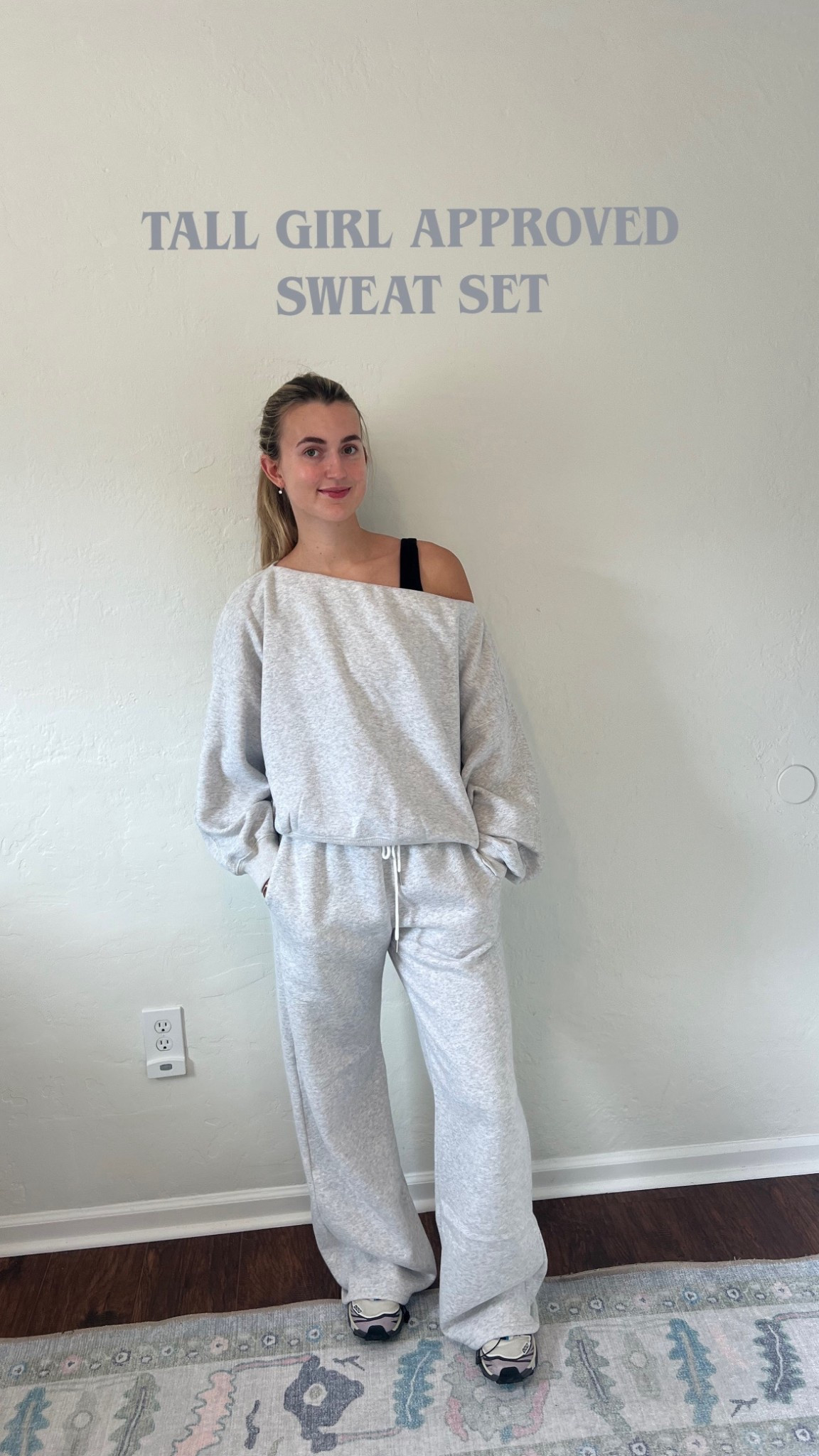 Tall girl approved sweat set WEARING XL TOP MEDIUM LONG BOTTOM 

#LTKdayinmylife #LTKGiftGuide #LTKHoliday