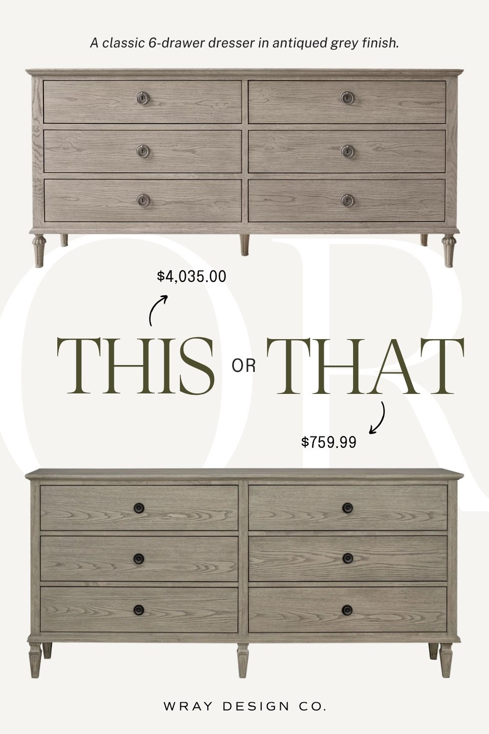 Get the RH look on a @Wayfair budget. Spend over $4,000 for this classic 6-drawer bedroom dresser or get a similar look, and save money during Wayday!

#LTKSaleAlert #LTKHome