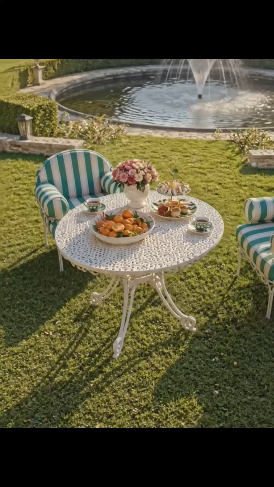 Morning coffee outdoors, with a setting that feels classical in silhouette but modernized in all the right ways. I love how tailored striped seating, the perforated metal table, and refined garden styling make a small patio feel elevated without feeling formal. Beautiful outdoor furniture can turn even a simple coffee moment into a destination.

Sharing handpicked favorites for creating an outdoor breakfast or garden seating moment.

#OutdoorFurniture #PatioFurniture #GardenSeating #OutdoorCoffee #BreakfastPatio #PatioTable #AccentChair #StripedChair #OutdoorDining #MetalTable #PerforatedTable #GardenStyle #ClassicStyle #ModernOutdoor #BackyardInspiration #TerraceStyle #AlfrescoLiving #OutdoorEntertaining

#LTKSaleAlert #LTKMothersDay #LTKHome