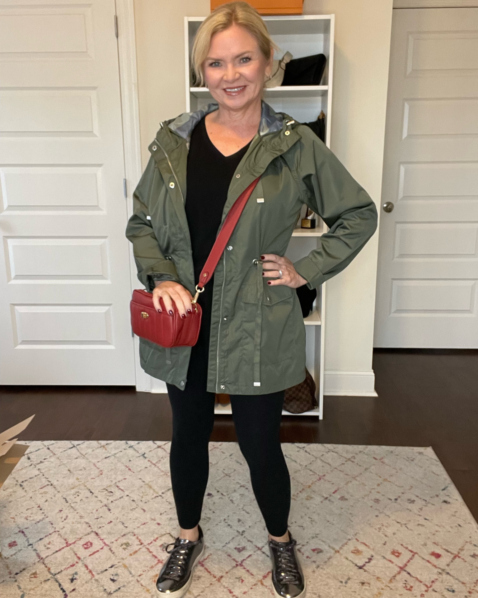Another simple outfit for a rainy, gloomy day!
#walmart
#leggings
#leggingsoutfit
#raincoat
#rainjacket
#crossbodybag
#ltkshoecrush
#amazonfinds
#amazonfashion
#walmartfinds
#walmartfashion

#LTKSeasonal #LTKstyletip #LTKunder50