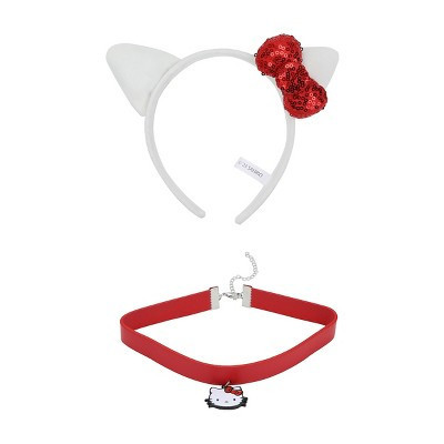 Hello Kitty Costume Ready Cosplay Set with Headband and Collar | Target