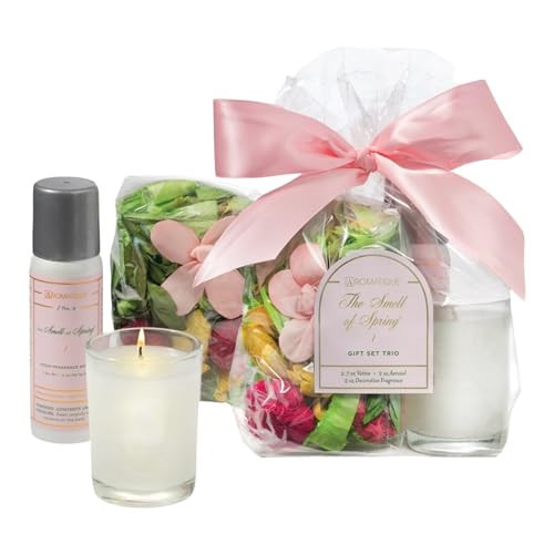 Aromatique Smell of Spring Home Fragrance Gift Set - Decorative Potpourri, Room Spray, and Candle - Perfect for Mother's Day and Women in Your Life | Amazon (US)