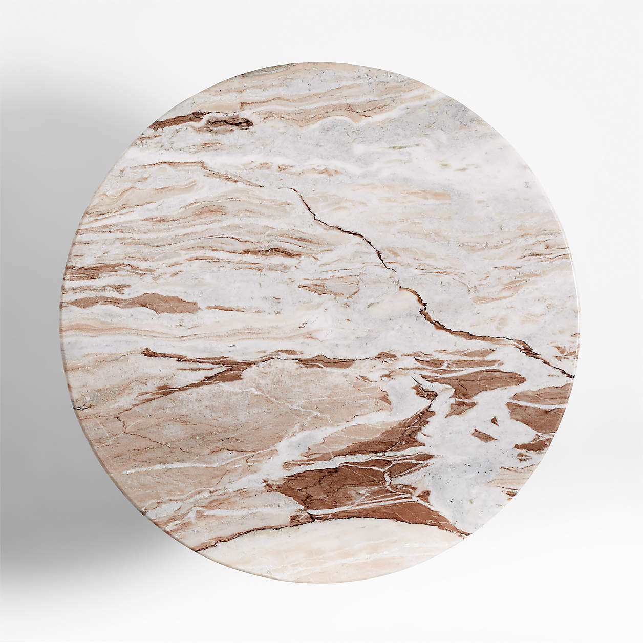 Homage Marble and White Oak Wood 44" Round Coffee Table + Reviews | Crate & Barrel | Crate & Barrel
