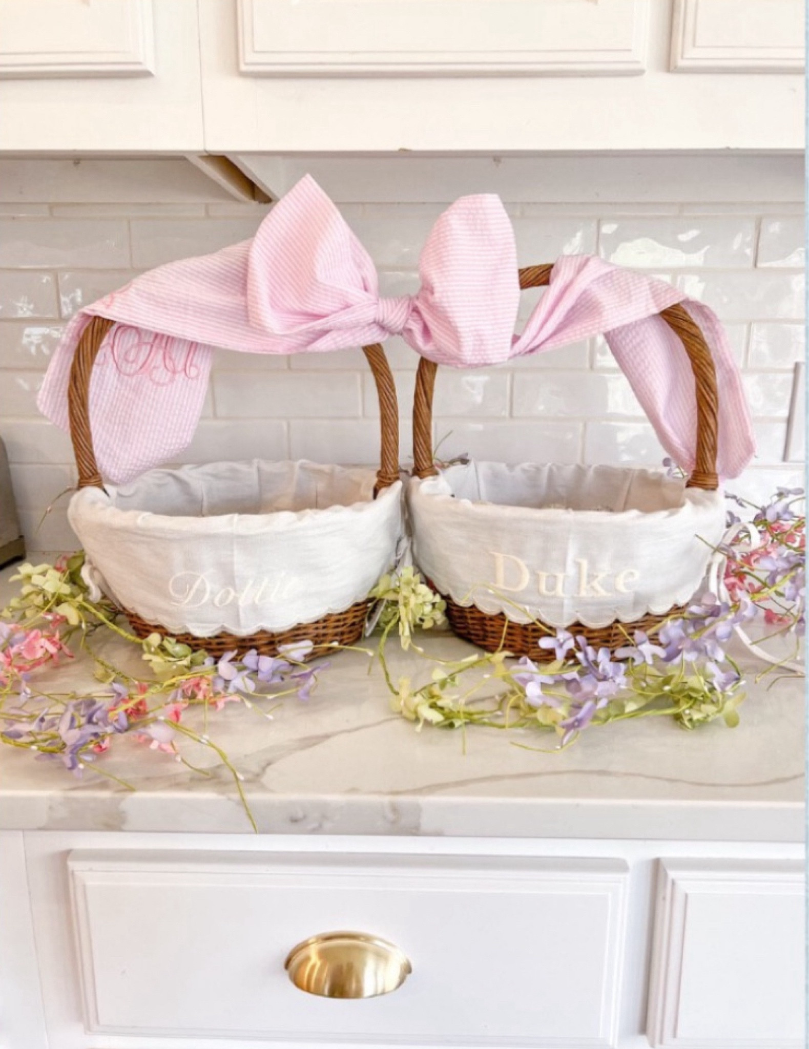 These Easter baskets are ON SALE and you can use code LoChan15 for 15% off the sashes (sold separately )🤍 

I ordered these personalized Easter baskets from Ballard design last year for Dottie and Duke and the quality was amazing, and they are under $50!



Easter baskets 
Personalized Easter Basket 
Holiday 

#LTKSeasonal #LTKKids #LTKFindsUnder50