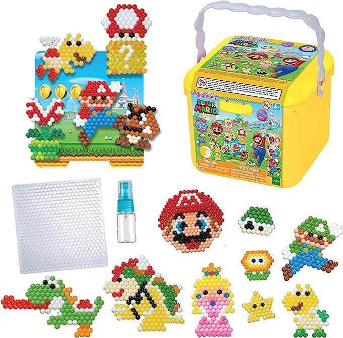 Aquabeads Super Mario™ Creation Cube, Kids, Beads, Arts and Crafts, Complete Activity Kit | Amazon (US)