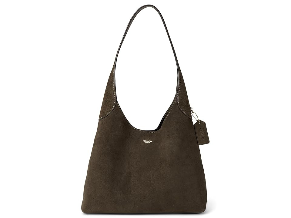 COACH Brooklyn Shoulder Bag 28 Shoulder Women's Handbags Olive, Leather | Zappos