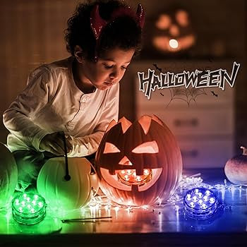 Submersible LED Lights Remote Control Battery Powered, RGB Multi Color Changing Waterproof Light ... | Amazon (US)