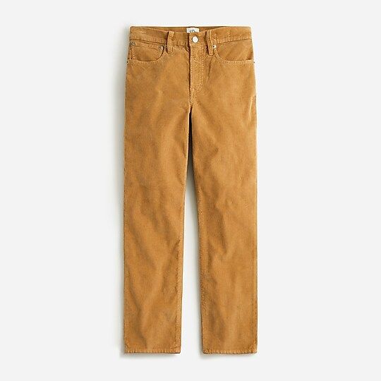 Vintage straight pant in garment-dyed corduroy | J.Crew US