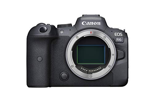 Canon EOS R6 Full-Frame Mirrorless Camera with 4K Video, Full-Frame CMOS Senor, DIGIC X Image Processor, Dual UHS-II SD Memory Card Slots, and Up to 12 fps with Mechnical Shutter, Body Only, Black | Amazon (US)