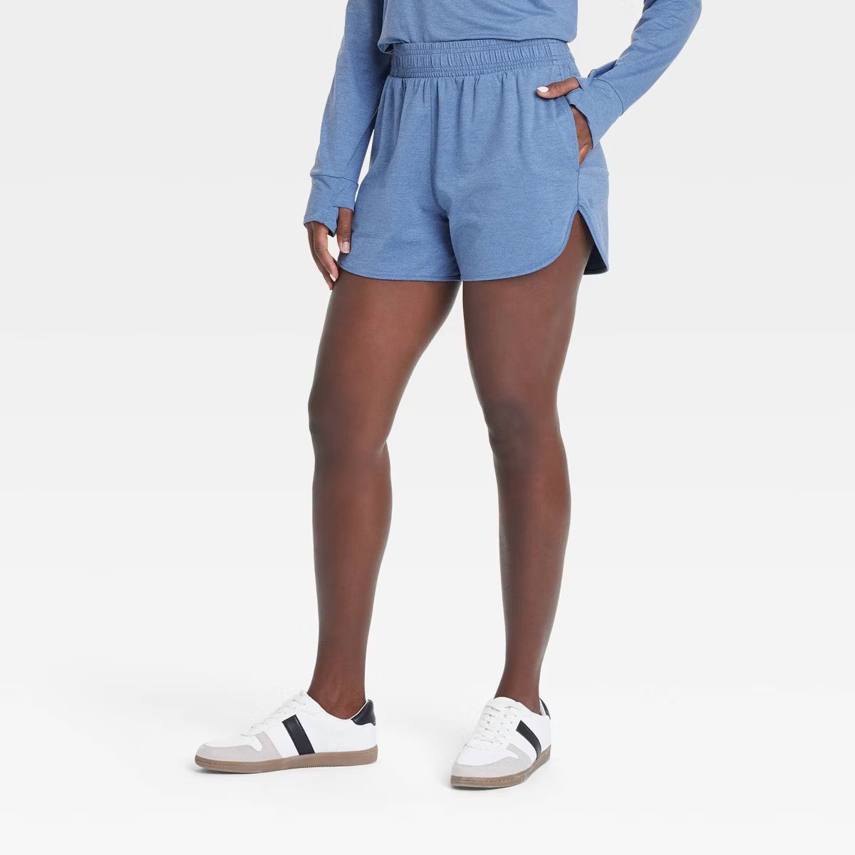 Women's Soft Stretch High-Rise Shorts 3.5" - All In Motion™ | Target