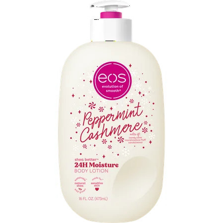 eos Shea Better 24H Moisture Body Lotion, Peppermint Cashmere, 16 fl oz | Walmart (US)