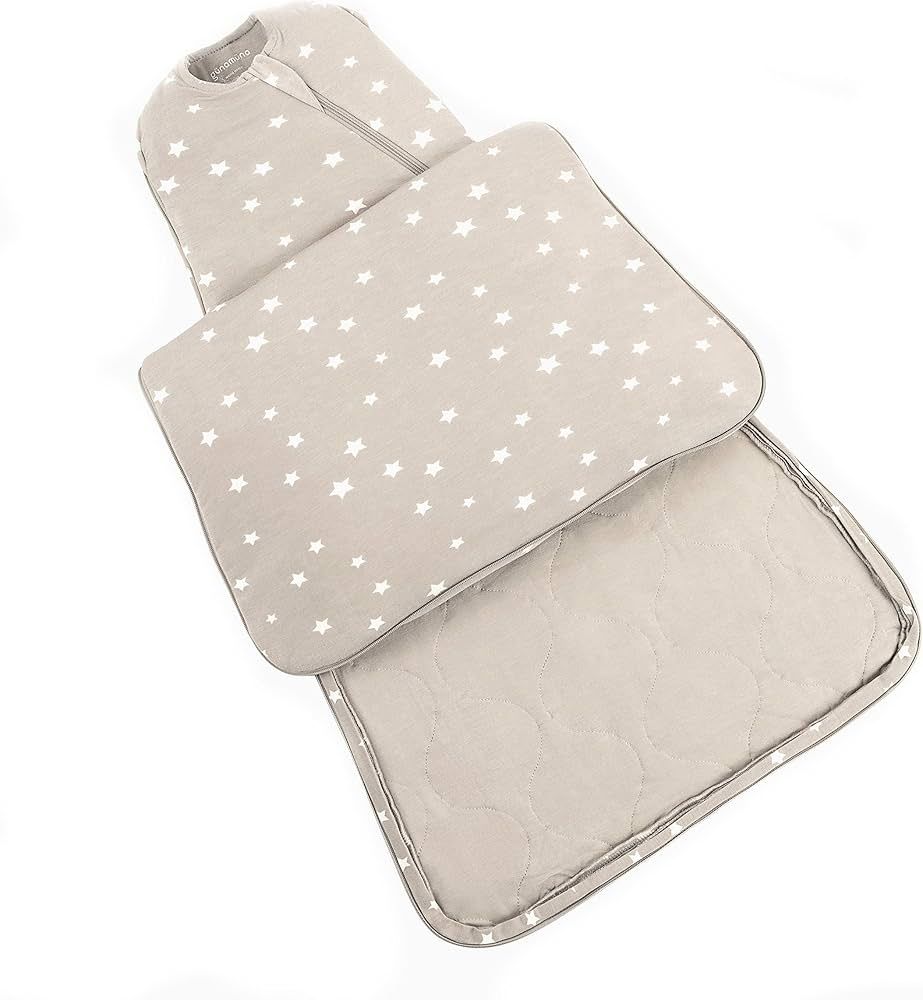 GUNAMUNA Wearable Unisex Baby Swaddle Wrap Sleep Bag Duvet with Easy Diaper Zipper, 2.6 TOG for N... | Amazon (US)