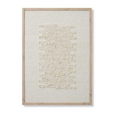 Mendocino Wall Art Beige/Ivory | Rugs Direct