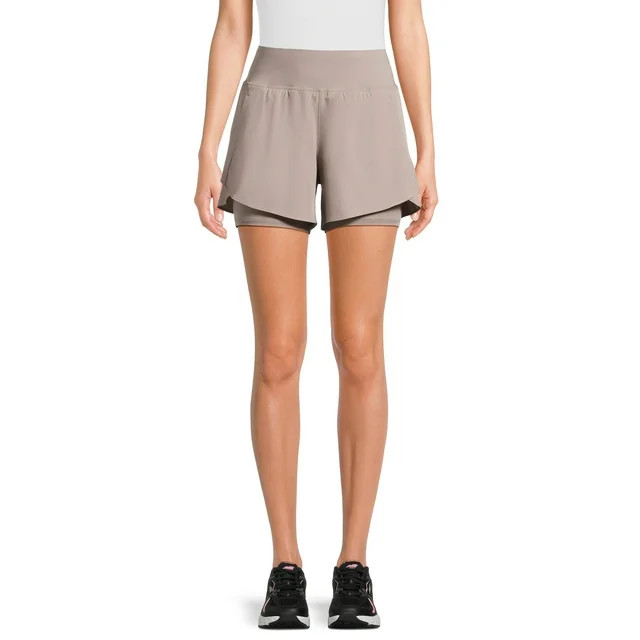 Avia Women's and Women's Plus Compression Waist Run Shorts, Sizes XS-XXXL | Walmart (US)