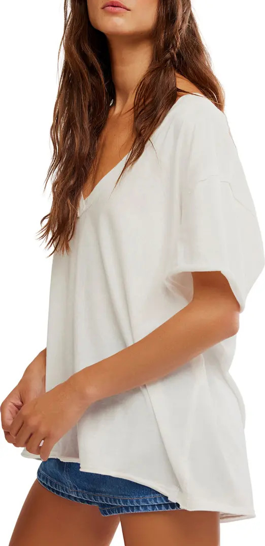 Nina V-Neck Cotton T-Shirt | Nordstrom
