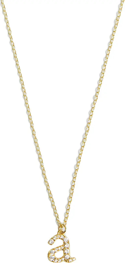 Mini Pavé Initial Necklace | Nordstrom