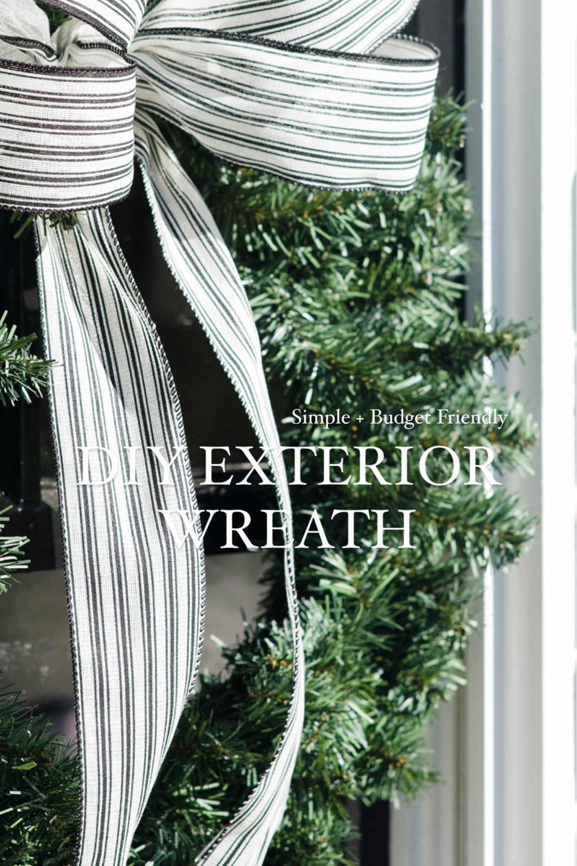 Easy and budget friendly exterior ( or interior ) wreath! 

#LTKhome #LTKSeasonal #LTKHoliday