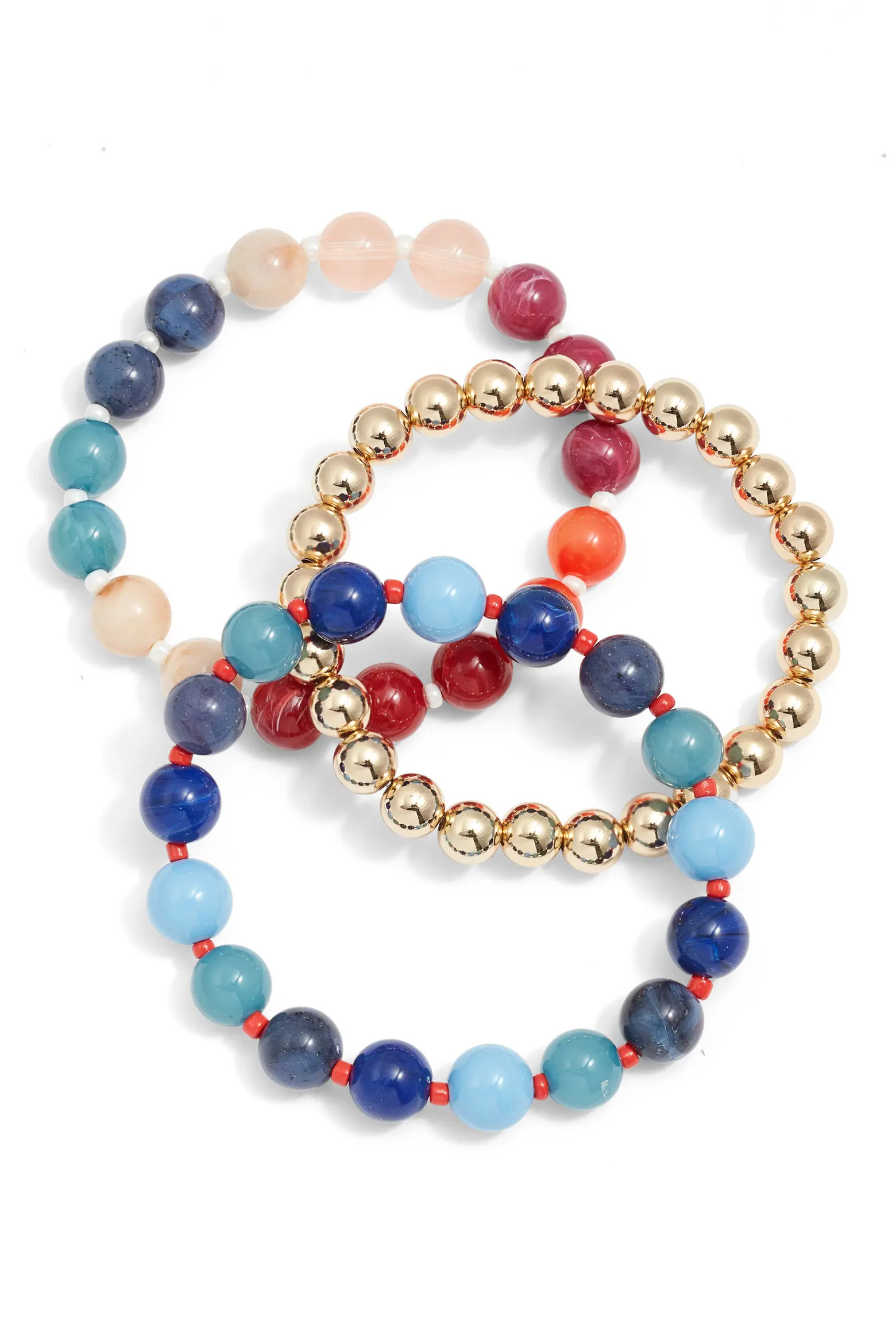 Set of 3 Beaded Bracelet (Women) | Nordstrom | Nordstrom