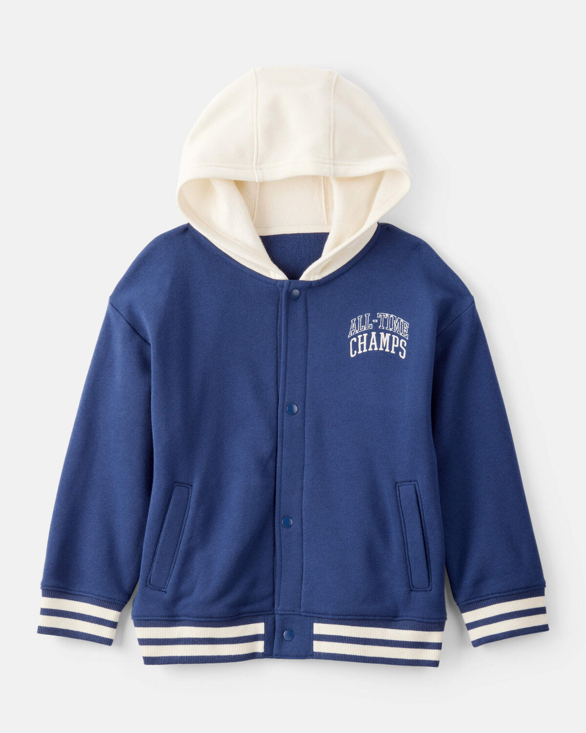 Boys Fleece Varsity Jacket - Navy | Carter's Inc