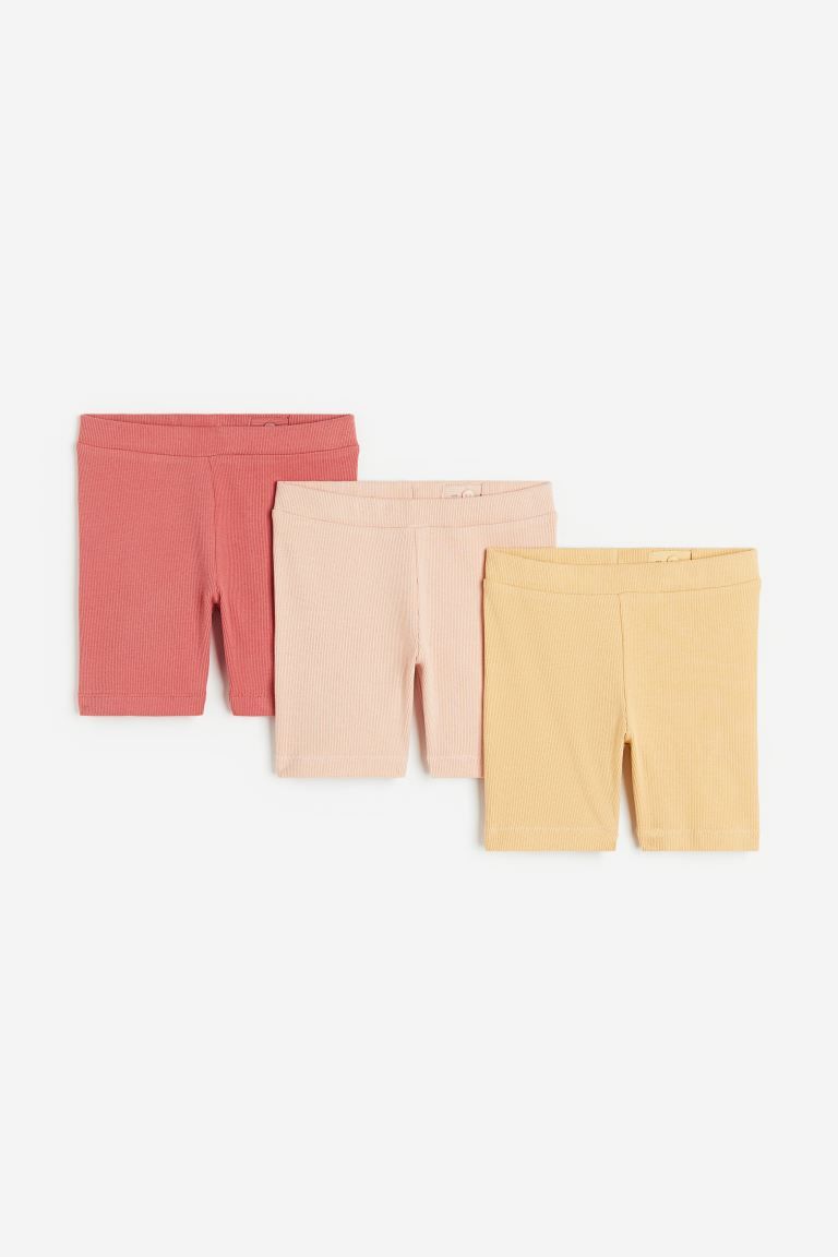 3-pack Ribbed Bike Shorts | H&M (US + CA)