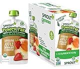 SWAROVSKI Sprout Organic Baby Food, Stage 4 Toddler Pouches, Apple Apricot & Strawberry Power Pak, 4 | Amazon (US)