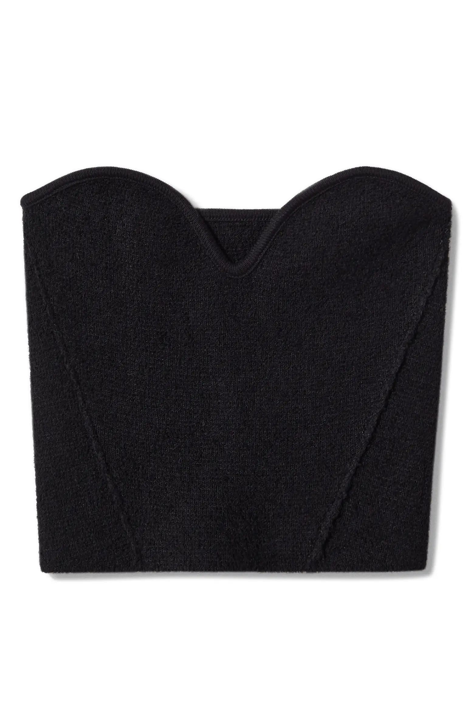Strapless Tweed Corset Top | Nordstrom