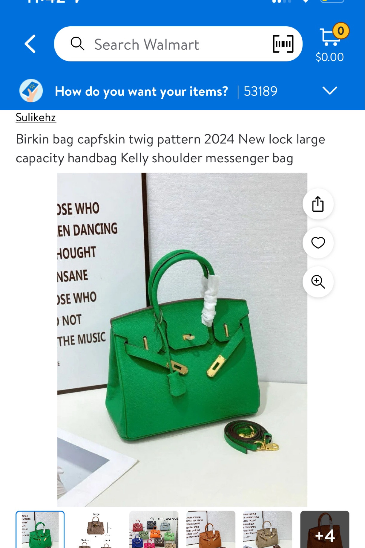 The famous Walmart Birkin. Everyone is talking about it. Would you buy one? 

#LTKGiftGuide #LTKItBag #LTKFindsUnder50