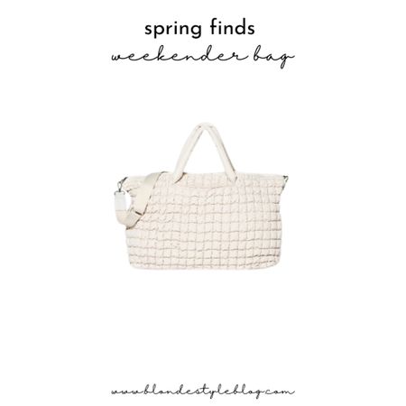 Spring break finds
Spring faves
Travel bag
Vacation
Weekender bag 

#LTKitbag #LTKSeasonal #LTKtravel