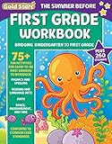 The Summer Before First Grade Workbook School Bridging Kindergarten to First Grade Ages 6 - 7: 75... | Amazon (US)