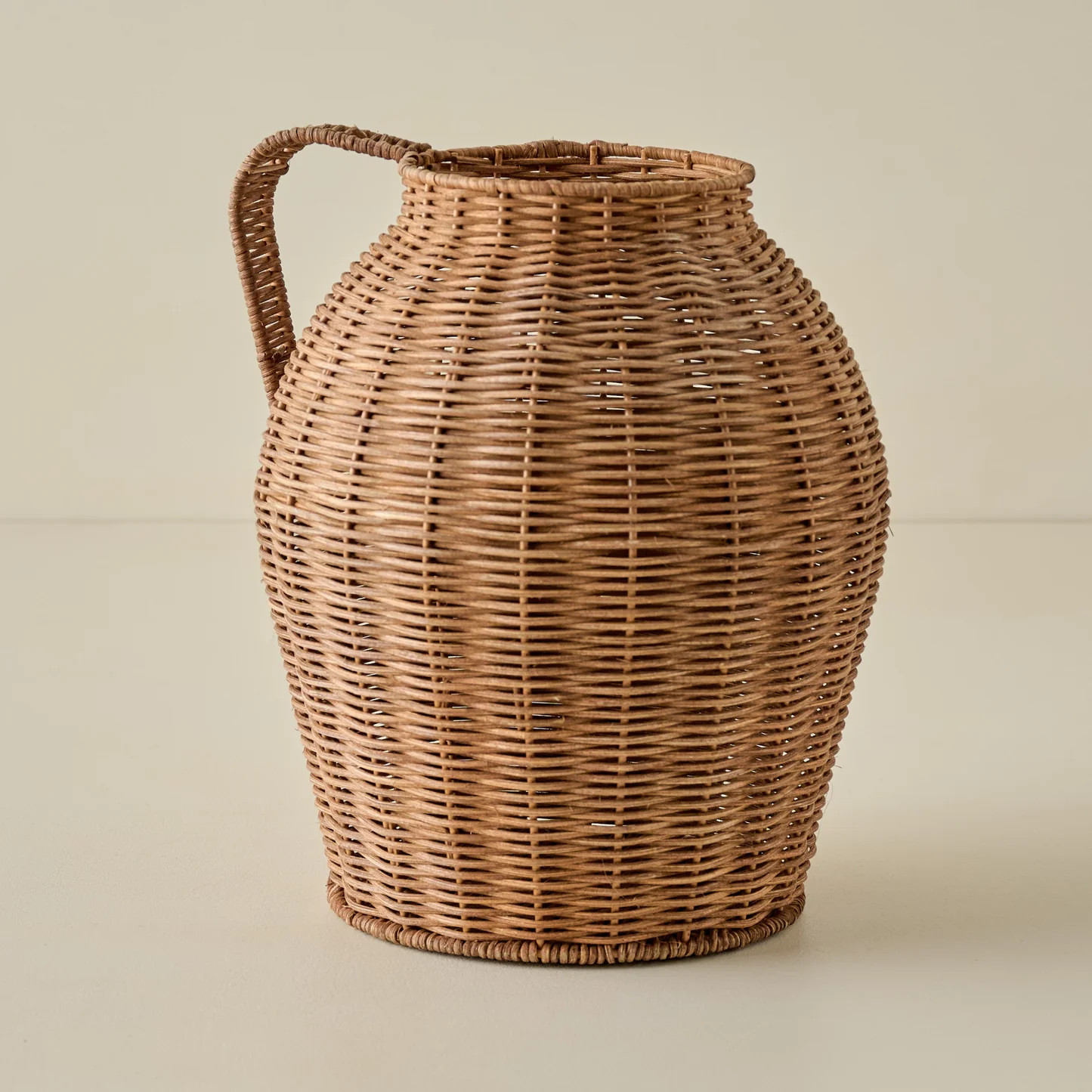 Blake Woven Rattan Jug Vase | Magnolia