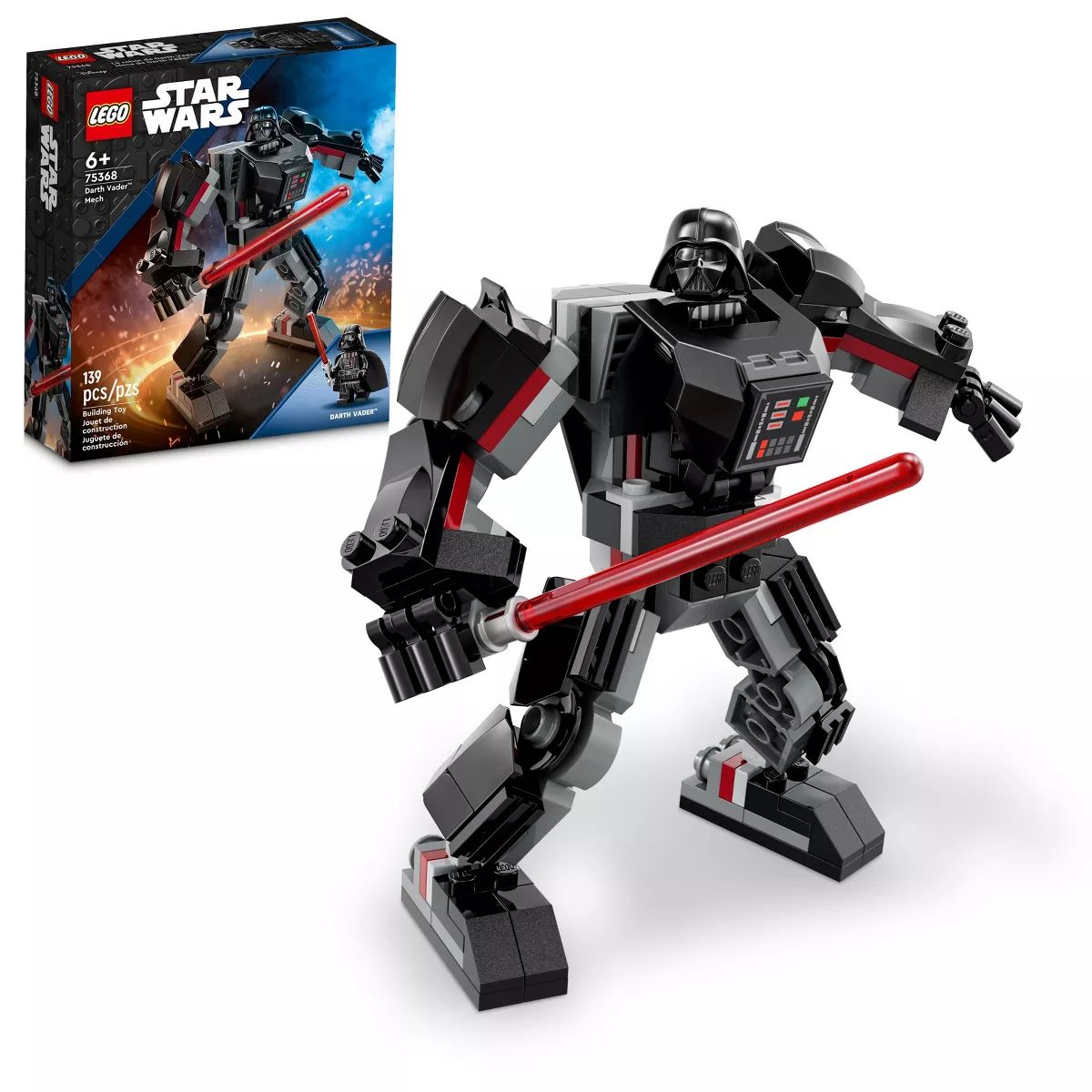 LEGO Star Wars Darth Vader Mech Action Figure 75368 | Target