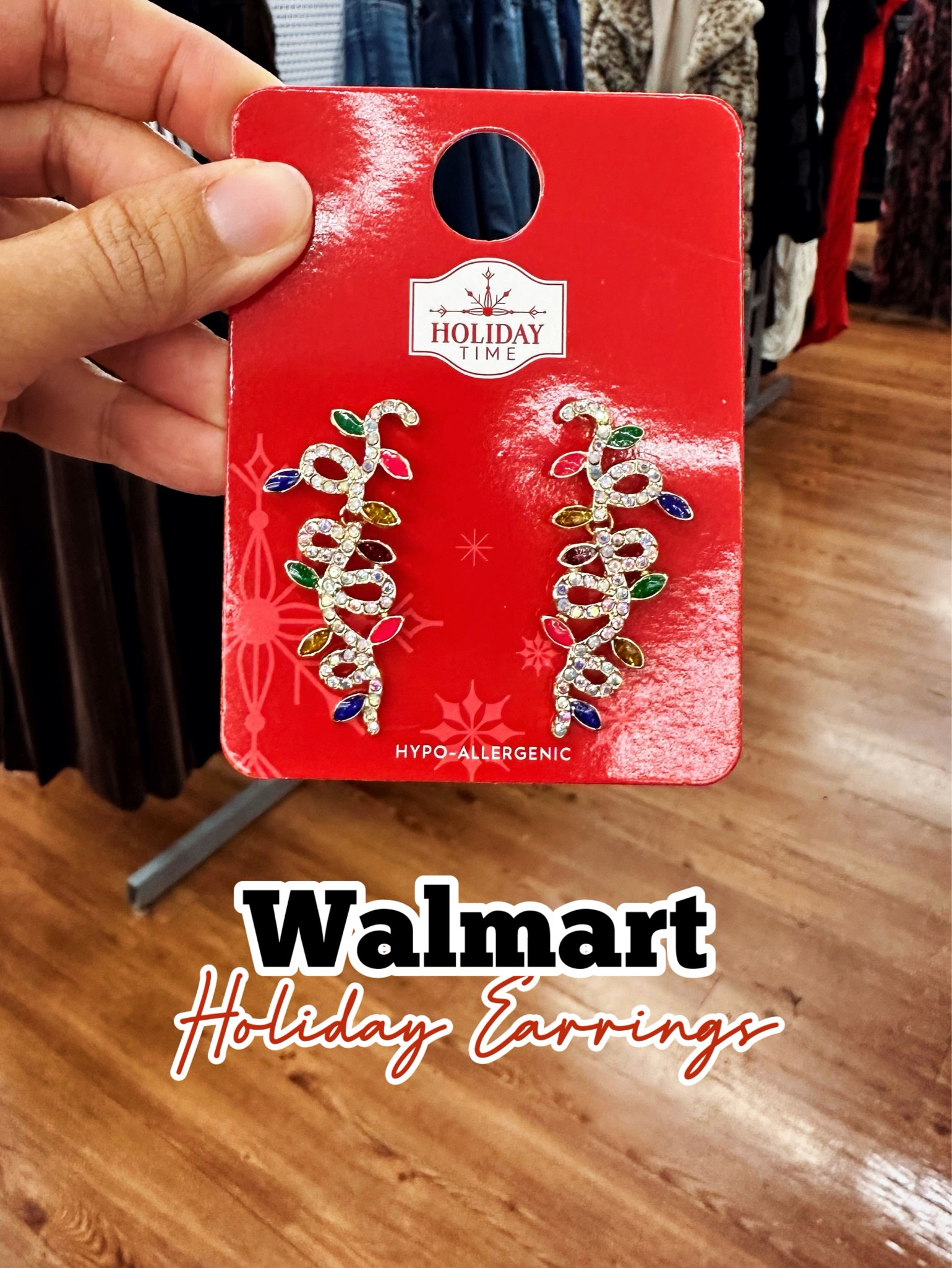 Holiday sparkle on a budget! ✨ These fun earrings from Walmart are the perfect finishing touch for your festive looks. 🎄#HolidayStyle #AffordableChic #WalmartFinds

#LTKHoliday #LTKGiftGuide #LTKCyberWeek