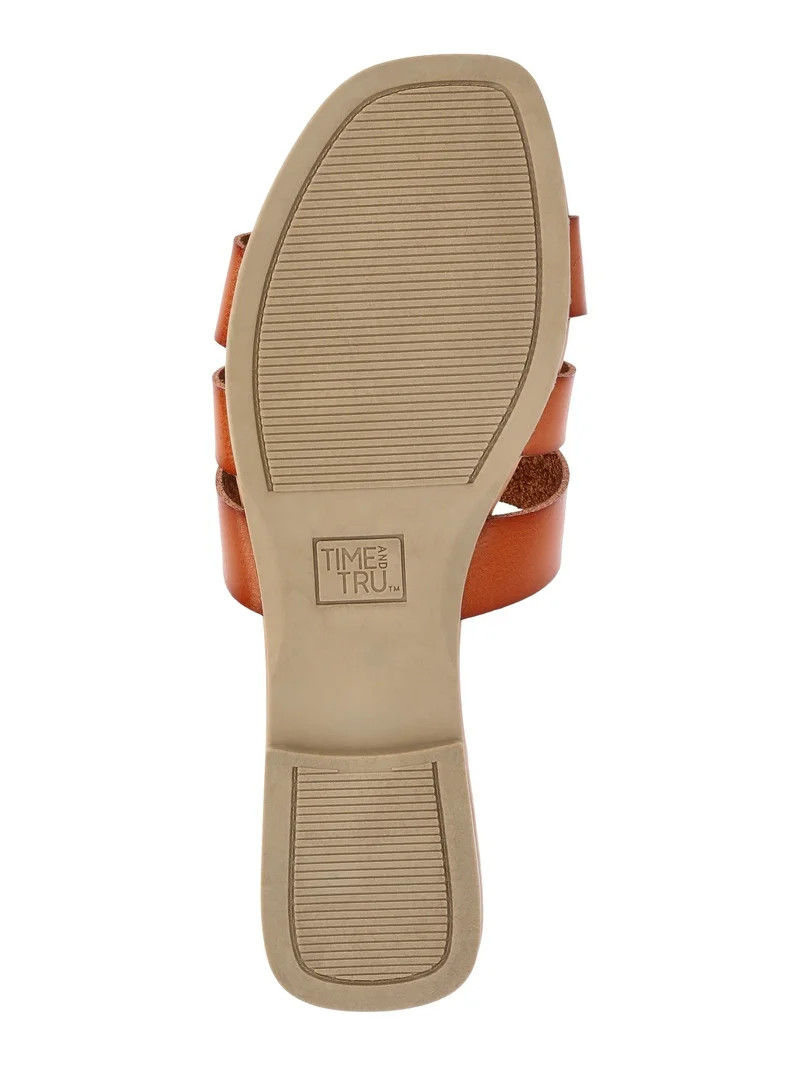 Time and Tru Women's Embellished Slide Sandals | Walmart (US)