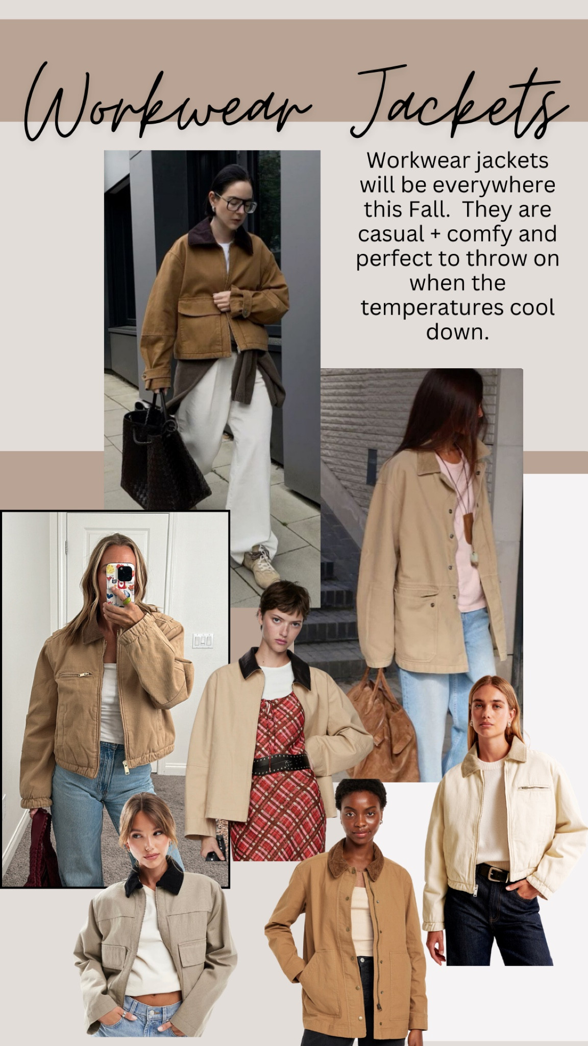 Workwear jackets trends

#LTKSeasonal #LTKStyleTip
