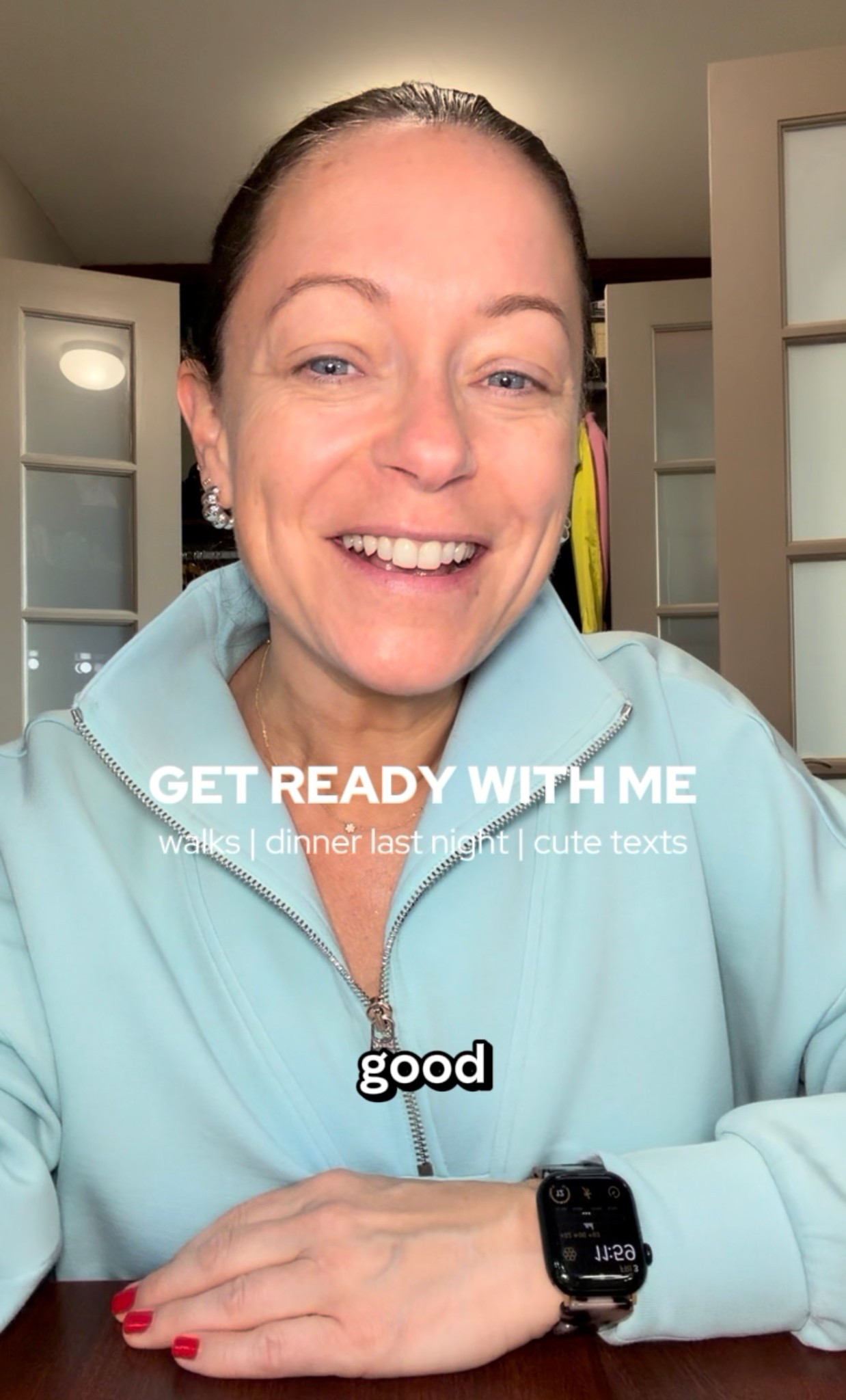 Get ready with me! Trying a new to me eyeliner color 