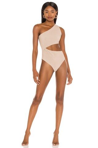 BEACH RIOT Celine One Piece in Black from Revolve.com | Revolve Clothing (Global)